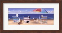 Beach Chair Tails I Fine Art Print