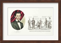 Hon. Abraham Lincoln, 16th President of the United States, 1860 Fine Art Print