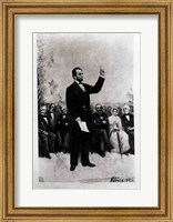 Lincoln's Address at Gettysburg, 1895 Fine Art Print