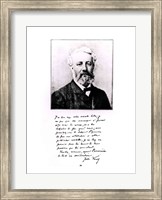 Portrait of Jules Verne Fine Art Print