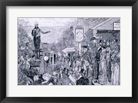 'General Jackson, president-elect, on his way to Washington' Fine Art Print