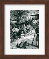 Shays's Mob in Possession of a Courthouse Fine Art Print