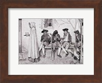 'The Wounded Soldiers Sat Along the Wall' Fine Art Print