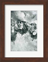 The Burning of Jamestown, 1676, illustration from 'Colonies and Nation' Fine Art Print