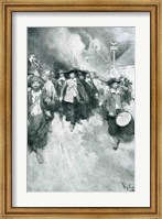 The Burning of Jamestown, 1676, illustration from 'Colonies and Nation' Fine Art Print