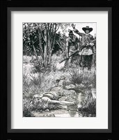 The Death of King Philip Fine Art Print