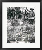 The Death of King Philip Fine Art Print