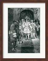 Quaker and King at Whitehall Fine Art Print