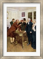 A Committee of Patriots Delivering an Ultimatum to a King's Councillor Fine Art Print