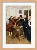 A Committee of Patriots Delivering an Ultimatum to a King's Councillor Fine Art Print