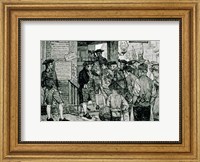 The Mob Attempting to Force a Stamp Officer to Resign Fine Art Print
