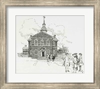 Carpenter's Hall, Philadelphia, where the First and Second Continental Congresses held their sessions Fine Art Print