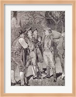 Paul Revere at Lexington Fine Art Print