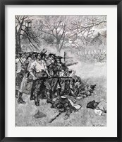 Lexington Green - 'If they want war, it may as well begin here' Fine Art Print