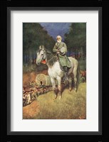 General Lee on his Famous Charger Framed Print