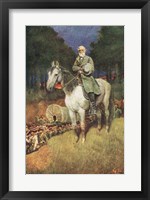 General Lee on his Famous Charger Framed Print