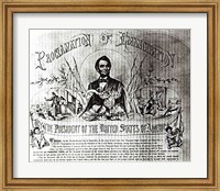 Proclamation of Emancipation by Abraham Lincoln, 22nd September 1862 Fine Art Print