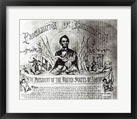 Proclamation of Emancipation by Abraham Lincoln, 22nd September 1862 Fine Art Print