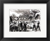 Carrying off the Wounded after the battle of Antietam in 1862 Fine Art Print