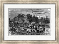 Blenker's Brigade Covering the Retreat Near Centreville, July 1861 Fine Art Print