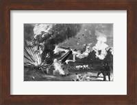 The Interior of Fort Sumter During the Bombardment, 12th April 1861 Fine Art Print