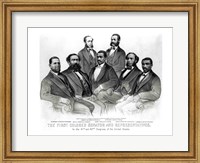 The First Colored Senator and Representatives Fine Art Print