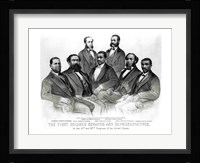 The First Colored Senator and Representatives Fine Art Print