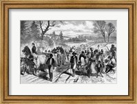 The Effects of the Proclamation: Freed Negroes Coming into Our Lines at Newbern, North Carolina Fine Art Print