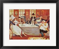 Benjamin Franklin's Experiments With Electricity Fine Art Print