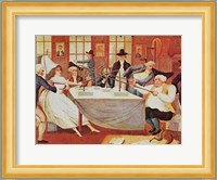 Benjamin Franklin's Experiments With Electricity Fine Art Print