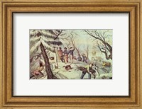 The Landing of the Pilgrims at Plymouth, 11th December 1620 Fine Art Print