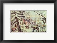 The Landing of the Pilgrims at Plymouth, 11th December 1620 Fine Art Print