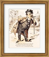 Caricature of Chester Alan Arthur, c.1883 Fine Art Print