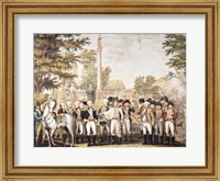 The British Surrendering to General Washington after their Defeat at Yorktown Fine Art Print