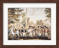 The British Surrendering to General Washington after their Defeat at Yorktown Fine Art Print