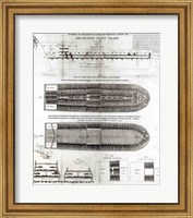 Stowage of the British Slave Ship 'Brookes' Under the Regulated Slave Trade Act of 1788 Fine Art Print