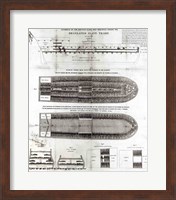 Stowage of the British Slave Ship 'Brookes' Under the Regulated Slave Trade Act of 1788 Fine Art Print