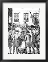 The Manner in which the American Colonists Declared Themselves Independent of the King, 1776 Fine Art Print