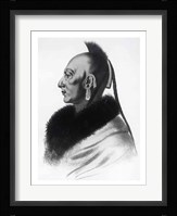 Le Soldat du Chene, an Osage Chief Fine Art Print
