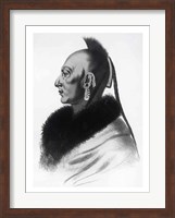Le Soldat du Chene, an Osage Chief Fine Art Print