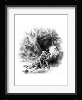 Illustration from 'The Last of the Mohicans Fine Art Print