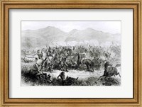 The Indian Battle and Massacre near Fort Philip Kearney Fine Art Print