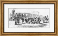 A Station in the Prairie: The 100th Meridian Fine Art Print