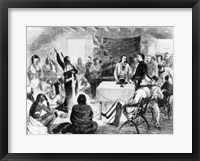 Sitting Bull Council, 1877 Fine Art Print