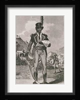 Portrait of Francois Dominique Toussaint-Louverture Framed Print
