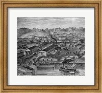 Soho Saw and Planing Mills and Barge Yards Fine Art Print