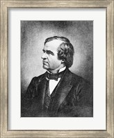Portrait of Andrew Johnson Fine Art Print