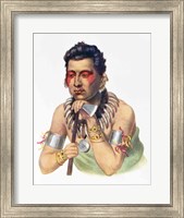 Young Ma-Has-Ka, Chief of the Iowas Fine Art Print