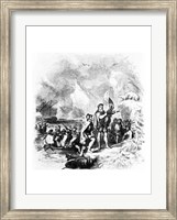Discovery of America by John and Sebastian Cabot, 1497 Fine Art Print