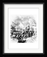 Discovery of America by John and Sebastian Cabot, 1497 Fine Art Print